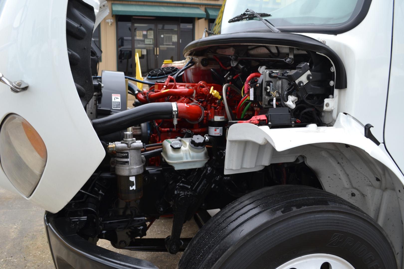 2020 WHITE /BLACK FREIGHTLINER M2-106 with an CUMMINS B6.7L 260HP engine, ALLISON 2100HS AUTOMATIC transmission, located at 9172 North Fwy, Houston, TX, 77037, (713) 910-6868, 29.887470, -95.411903 - 32" EXTENDED CAB SLEEPER, 26FT BOX, 13FT CLEARANCE, HEIGHT 103" X WIDTH 102", WALTCO 3,000LB ALUMINUM LIFT GATE, 26,000LB GVWR NON CDL, E-TRACKS, DUAL 50 GALLON FUEL TANKS , POWER WINDOWS, LOCKS, & MIRRORS, CRUISE CONTROL, HEATED MIRRORS, - Photo#13